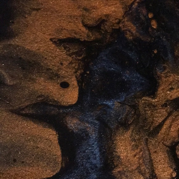 12 x 12” signed Original mixed media abstract painting with epoxy coat - Picture 3 of 6